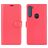 Mobigear Classic Motorola One Fusion Plus Hoesje Bookcase Portemonnee - Magenta