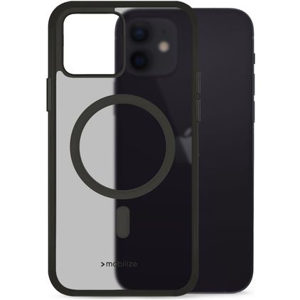 Mobilize Hybrid iPhone 12 Pro MagSafe Hoesje Hardcase Backcover Shockproof - Zwart