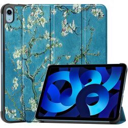 Mobigear Tri-Fold iPad 10 (2022) Hoes Bookcase - Amandelbloesem
