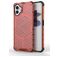 Mobigear Honeycomb Nothing Phone (2) Hoesje Hardcase Backcover Shockproof - Rood