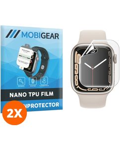 Mobigear Apple Watch - 41 mm Hydrogel TPU Screenprotector - Case Friendly (2-Pack)
