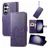 Mobigear Clover Samsung Galaxy S23 FE Hoesje Bookcase Portemonnee - Paars