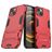 Mobigear Armor Stand iPhone 13 Hoesje Hardcase Backcover Shockproof met Standaard - Rood