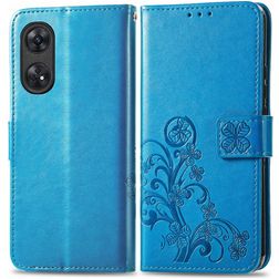 Mobigear Clover OPPO Reno 8T 4G Hoesje Bookcase Portemonnee - Blauw