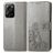 Mobigear Clover POCO X5 Pro Hoesje Bookcase Portemonnee - Grijs