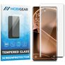 Mobigear OPPO Find X6 Pro Glazen Screenprotector - Case Friendly - Zwart
