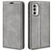 Mobigear Retro Slim Motorola Moto G82 Hoesje Bookcase Portemonnee - Grijs