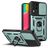 Mobigear Armor Ring Cam Slide Samsung Galaxy M53 Hoesje Hardcase Backcover Shockproof met Ringhouder - Groen