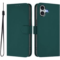 Mobigear Urban Wallet iPhone 16 Plus Hoesje Bookcase Portemonnee - Groen