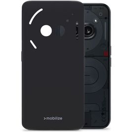 Mobilize Rubber Gelly Nothing Phone (2a) Hoesje Flexibel TPU Backcover - Matt Black