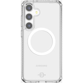 ITSKINS Level 2 HybridMagClear R Doorzichtig Samsung Galaxy S25 Plus MagSafe Hoesje Hardcase Backcover Shockproof - Transparant