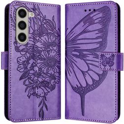 Mobigear Butterfly Samsung Galaxy Z Fold 6 Hoesje Bookcase Portemonnee - Paars