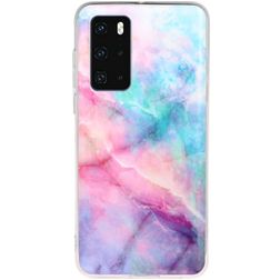 Mobigear Marble Huawei P40 Hoesje Flexibel TPU Backcover