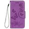 Mobigear Butterfly iPhone XS Hoesje Bookcase Portemonnee - Paars