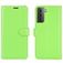 Mobigear Classic Samsung Galaxy S21 Hoesje Bookcase Portemonnee - Groen