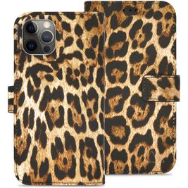 My Style Flex Wallet iPhone 12 Pro Hoesje Bookcase Portemonnee - Wild Leopard