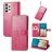 Mobigear Clover Samsung Galaxy A73 Hoesje Bookcase Portemonnee - Magenta