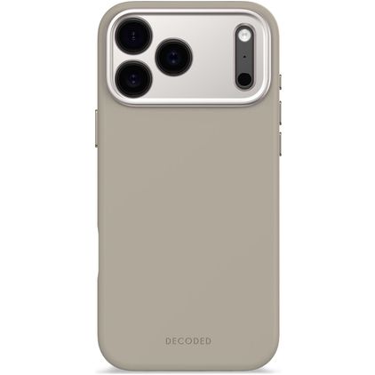 Decoded iPhone 17 Pro Max Siliconen Hoesje Backcover - Soft Taupe