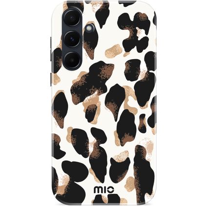 MIO Samsung Galaxy A55 MagSafe Hoesje Hardcase Backcover - Leopard