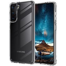 Mobigear Crystal Doorzichtig Samsung Galaxy S21 Ultra Hoesje Hardcase Backcover - Transparant