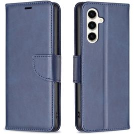 Mobigear Excellent Samsung Galaxy S24 FE Hoesje Bookcase Portemonnee - Blauw