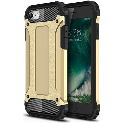 Mobigear Outdoor iPhone 7 Hoesje Hardcase Backcover Shockproof - Goud