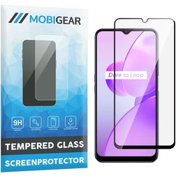 Mobigear Premium Realme C31 Glazen Screenprotector - Case Friendly - Zwart