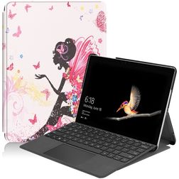 Mobigear Design Microsoft Surface Go Hoes Bookcase - Vlinder Fee