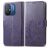 Mobigear Clover Xiaomi Redmi 12C Hoesje Bookcase Portemonnee - Paars