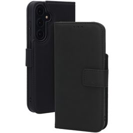 Mobiparts Wallet Samsung Galaxy A35 Hoesje Echt Leer Bookcase Portemonnee - Zwart