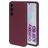 Mobiparts Samsung Galaxy A35 Siliconen Hoesje Backcover - Plum Red