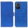 Mobigear Croco POCO M5 Hoesje Bookcase Portemonnee - Blauw