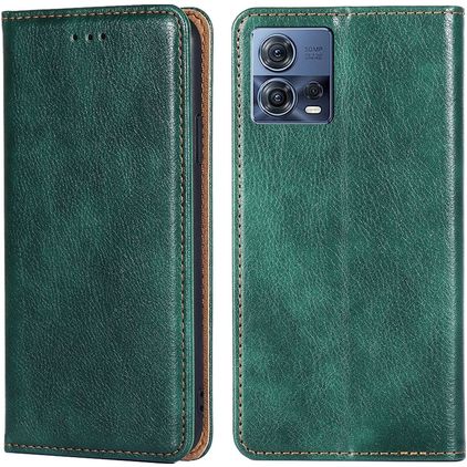 Mobigear Wallet Motorola Edge 30 Fusion Hoesje Bookcase Portemonnee - Groen