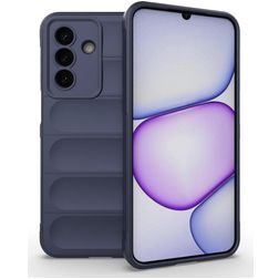 Mobigear Bumpy Samsung Galaxy A27 Hoesje Flexibel TPU Backcover - Blauw