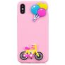 Mobigear Design iPhone XS Max Hoesje Flexibel TPU Backcover - Ballon