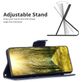 Mobigear Butterfly Samsung Galaxy A54 Hoesje Bookcase Portemonnee - Blauw