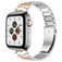 Mobigear Lissabon Stalen Apple Watch Bandje Vouwsluiting - 49/46/45/44 mm - Roségoud / Zilver