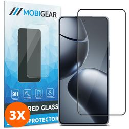 Mobigear Premium Xiaomi 14T Pro Glazen Screenprotector - Case Friendly (3-Pack)