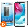 Mobigear Premium Motorola Moto G60s Glazen Screenprotector - Case Friendly - Zwart (2-Pack)