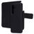 Mobiparts Samsung Galaxy S25 Hoesje Echt Leer Uitneembare 2in1 Bookcase Portemonnee - Zwart