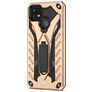 Mobigear Armor Stand Realme C21Y Hoesje Hardcase Backcover Shockproof met Standaard - Goud