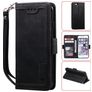 Mobigear Two Tone iPhone SE (2022) Hoesje Bookcase Portemonnee - Zwart