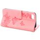 Mobigear Butterfly iPhone SE (2020) Hoesje Bookcase Portemonnee - Roze