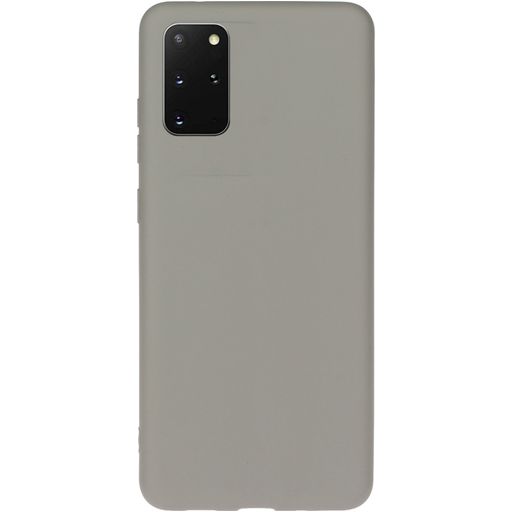 Mobigear Colors Samsung Galaxy S20 Plus Hoesje Flexibel TPU Backcover - Grijs