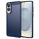 Mobigear Brushed Slim Samsung Galaxy S25 Edge Hoesje Flexibel TPU Backcover - Blauw