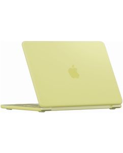 Mobigear Matte MacBook Neo 13 Inch (2026) Hoes Hardshell Laptopcover MacBook Case - Citrus yellow - Model A3404