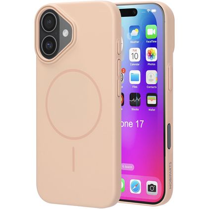 Mobiparts Slim Line iPhone 17 MagSafe Hoesje Hardcase Backcover - Dune Sand