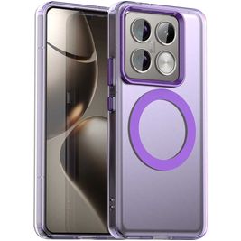 Mobigear Shockproof Xiaomi 14T Pro MagSafe Hoesje Hardcase Backcover - Paars