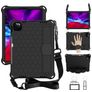 Mobigear HexStrap iPad Pro 11 Inch (2024) Hoes EVA Schuim Backcover + Schouderband - Zwart