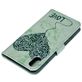 Mobigear Marble iPhone XS Max Hoesje Bookcase Portemonnee - Groen